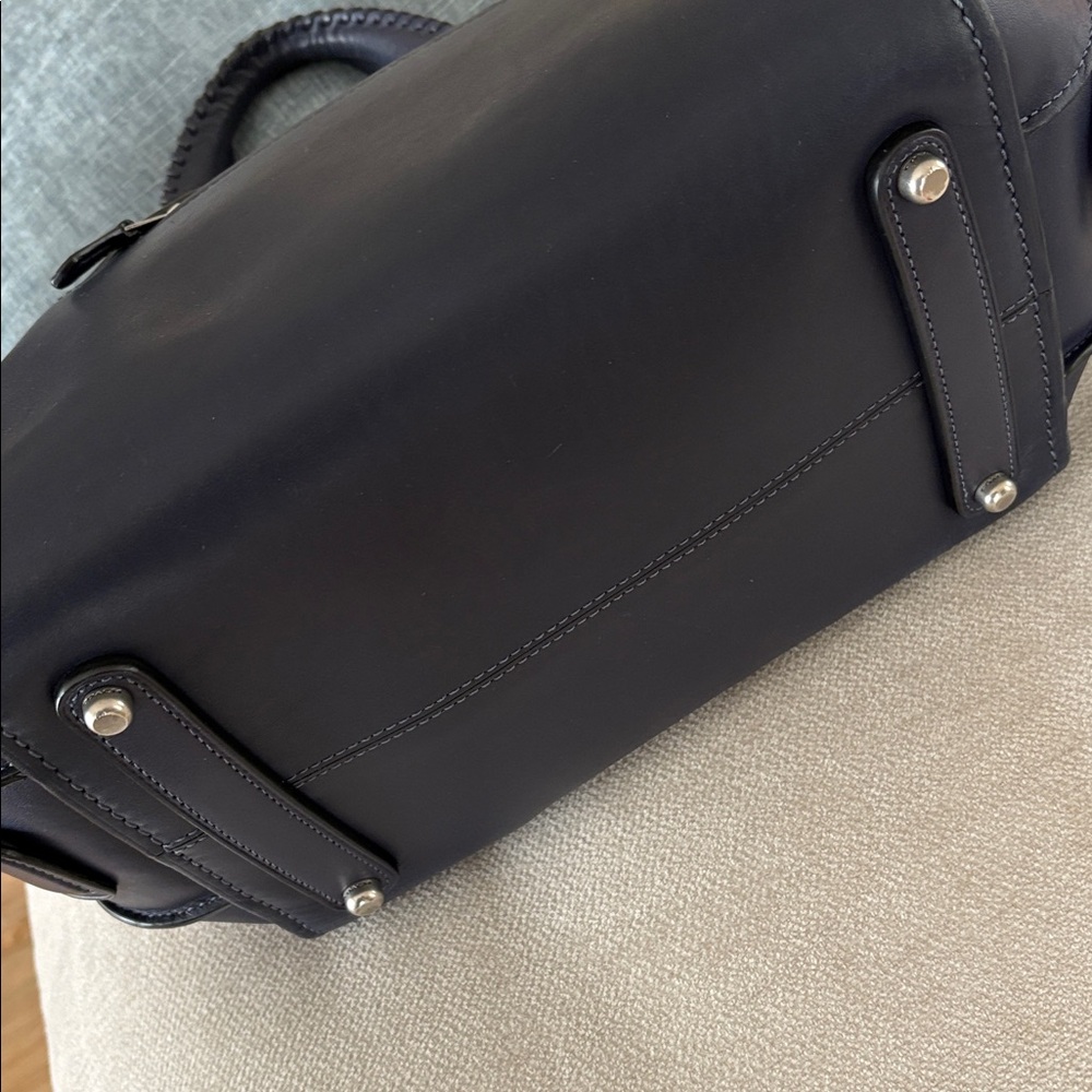 Coach Ace Satchel Navy Glovetanned Leather - Picture 10 of 13